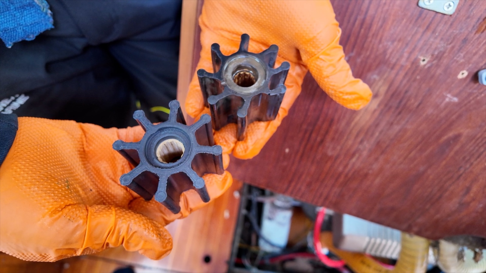 Mantenimiento del motor marino - Sistema de refrigeración por agua de mar: el impulsor